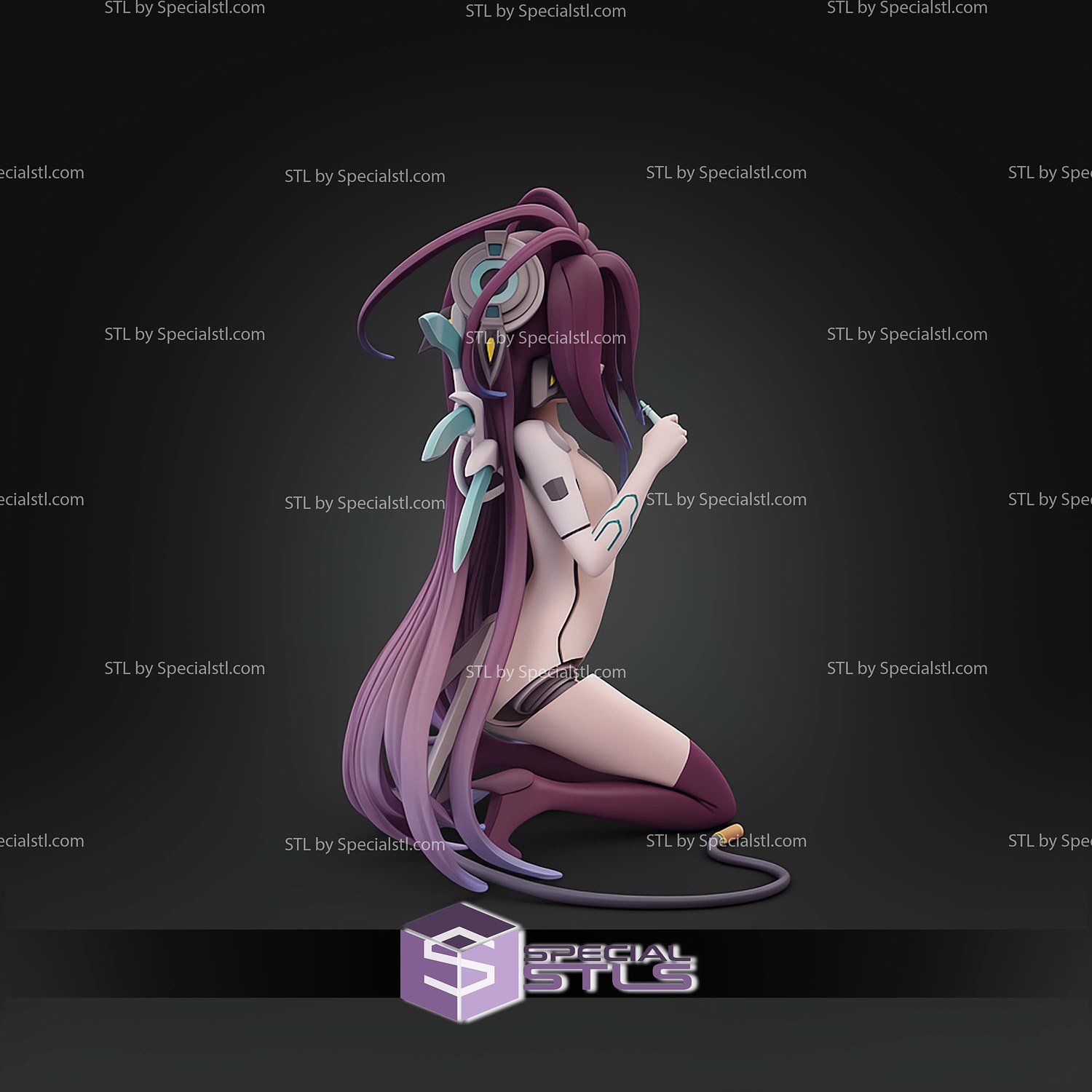 No Game No Life Schwi STL Files 3D Model — view 2