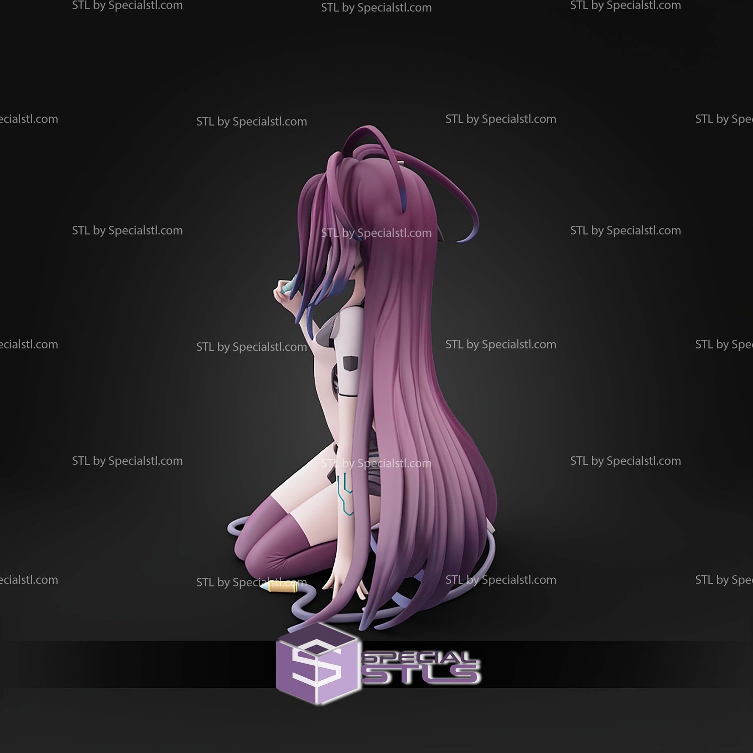 No Game No Life Schwi STL Files 3D Model — view 3