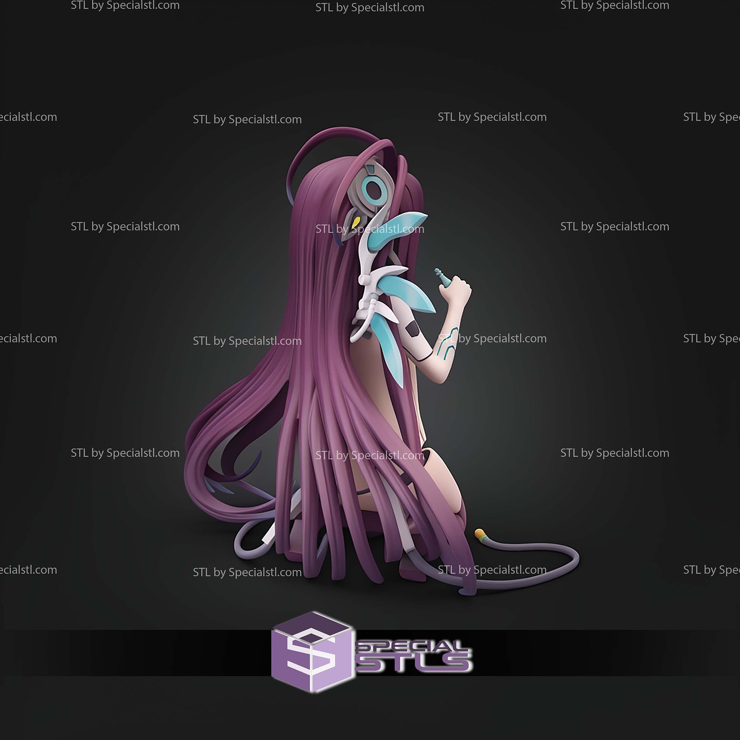 No Game No Life Schwi STL Files 3D Model — view 6