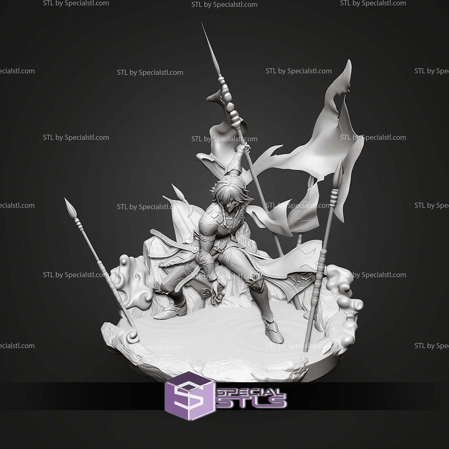 Mydei Honkai Star Rail 300mm STL Files 3D Model — view 3