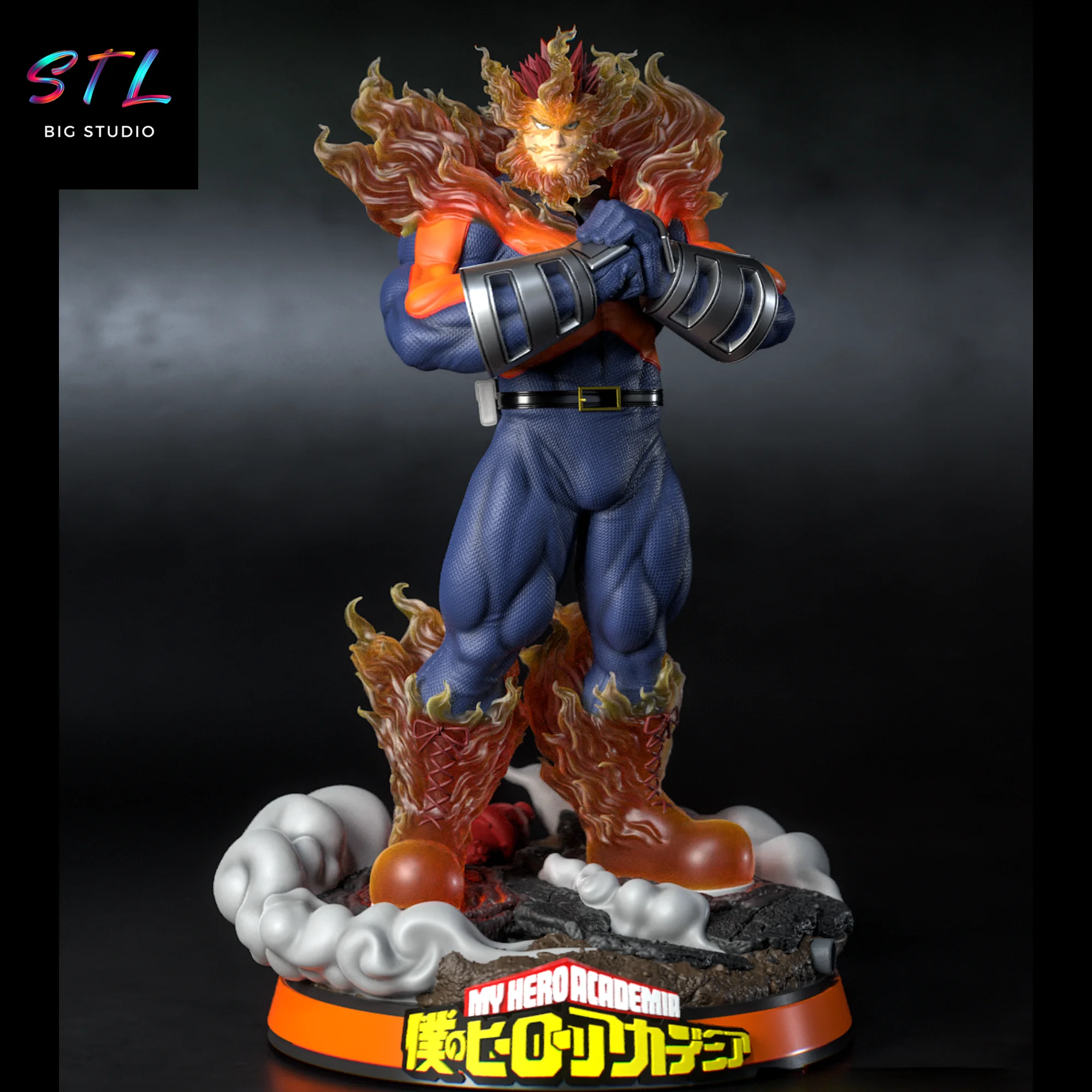Endeavor STL | My Hero Academia | 3D Printable Figure Model
