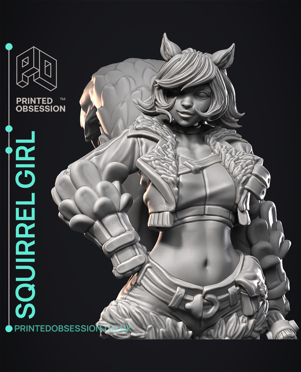 Squirrel Girl - Marvel Rivals - Fan Art 3D STL Model