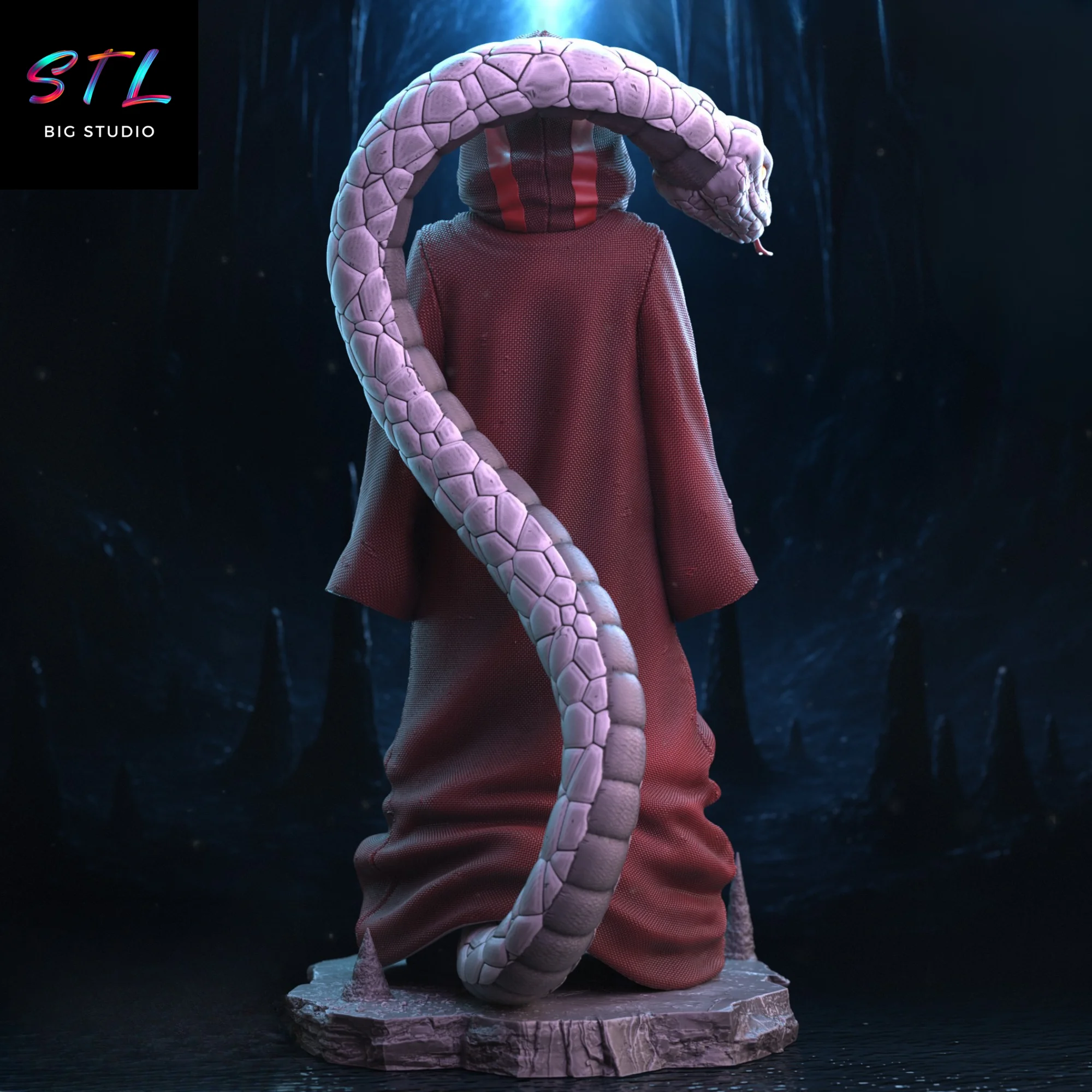 Kabuto Yakushi STL | Naruto Shippuden | Figure for 3D Printing Model — view 4