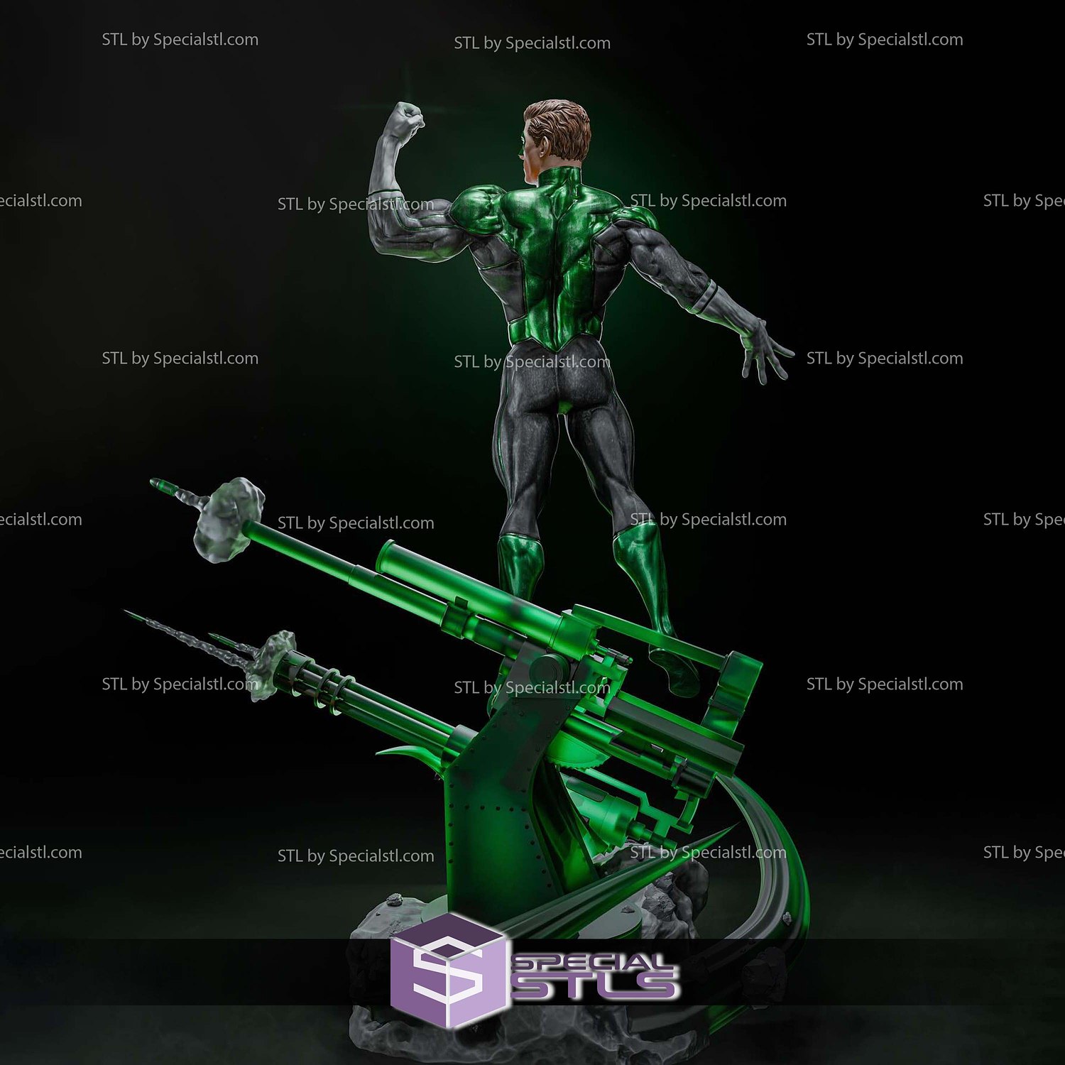 Guardians Universe Green Lantern 3D Printer Files STL Model — view 3