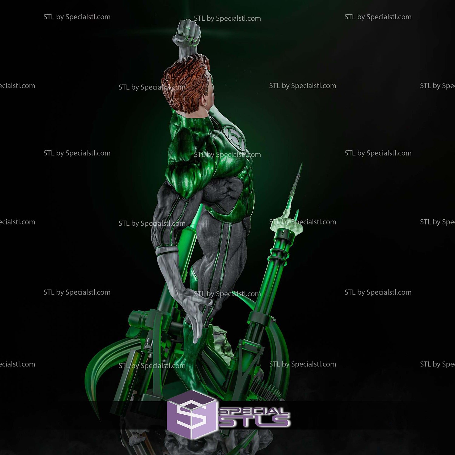 Guardians Universe Green Lantern 3D Printer Files STL Model — view 4