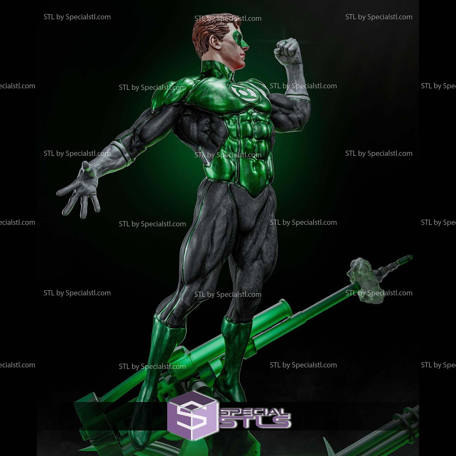 Guardians Universe Green Lantern 3D Printer Files STL Model — view 5