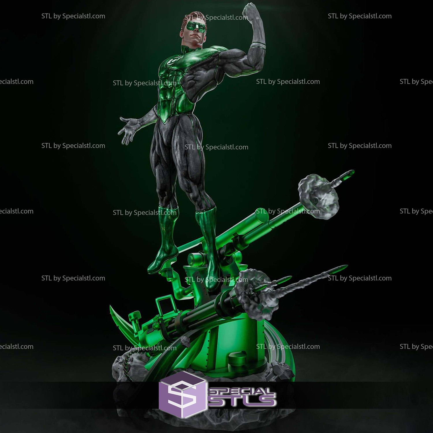 Guardians Universe Green Lantern 3D Printer Files STL Model — view 6