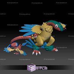 Pokemon STL Collection Archen Archeops 3D Model
