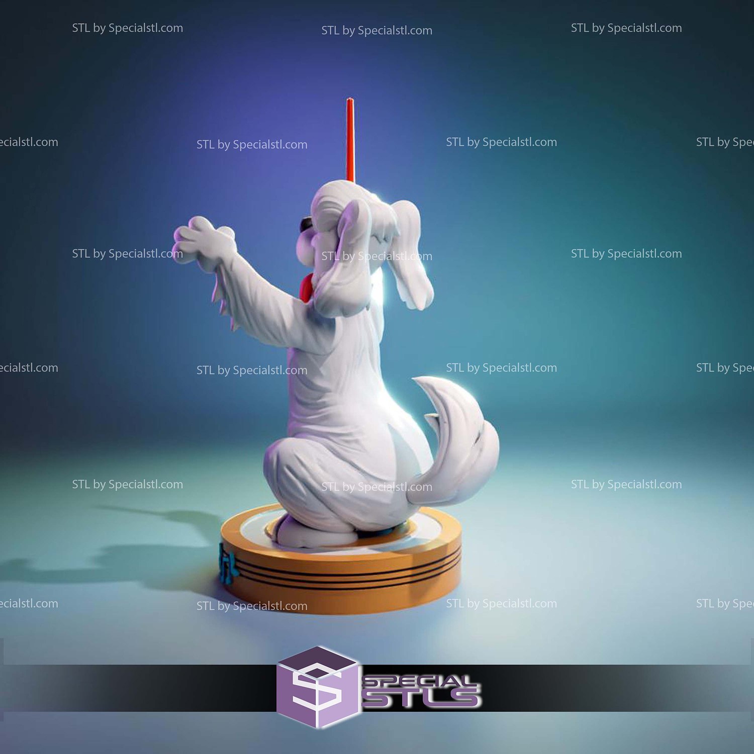 Hot Dog Archie Digital STL Files 3D Model — view 4