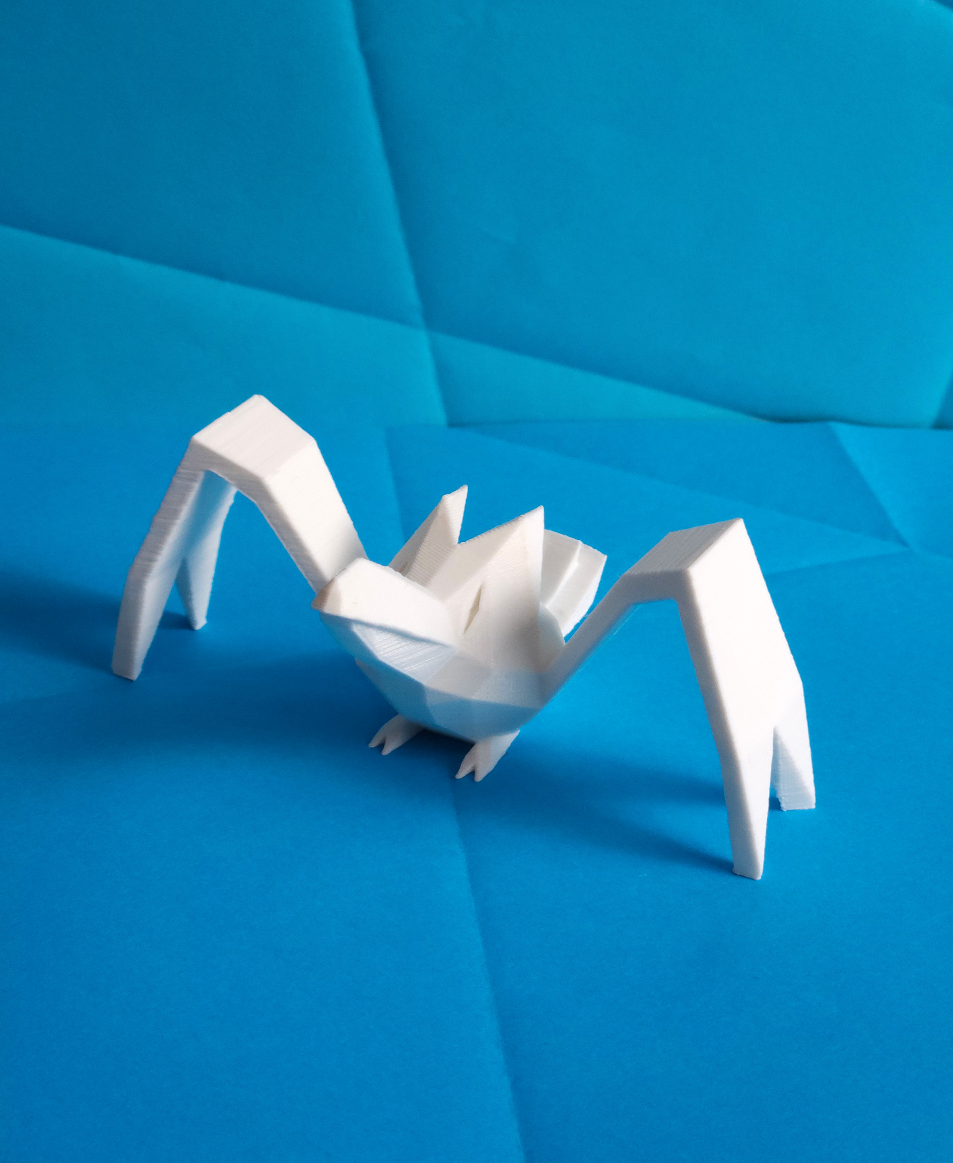 Wingull Low Poly Pokemon 3D STL Model — view 2
