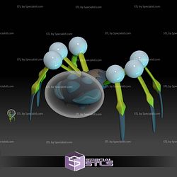 Pokemon STL Collection Dewpider Araquanid 3D Model