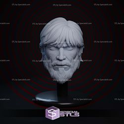 Custom Figure Head STL Collection - Matt Murdock King 3D Model