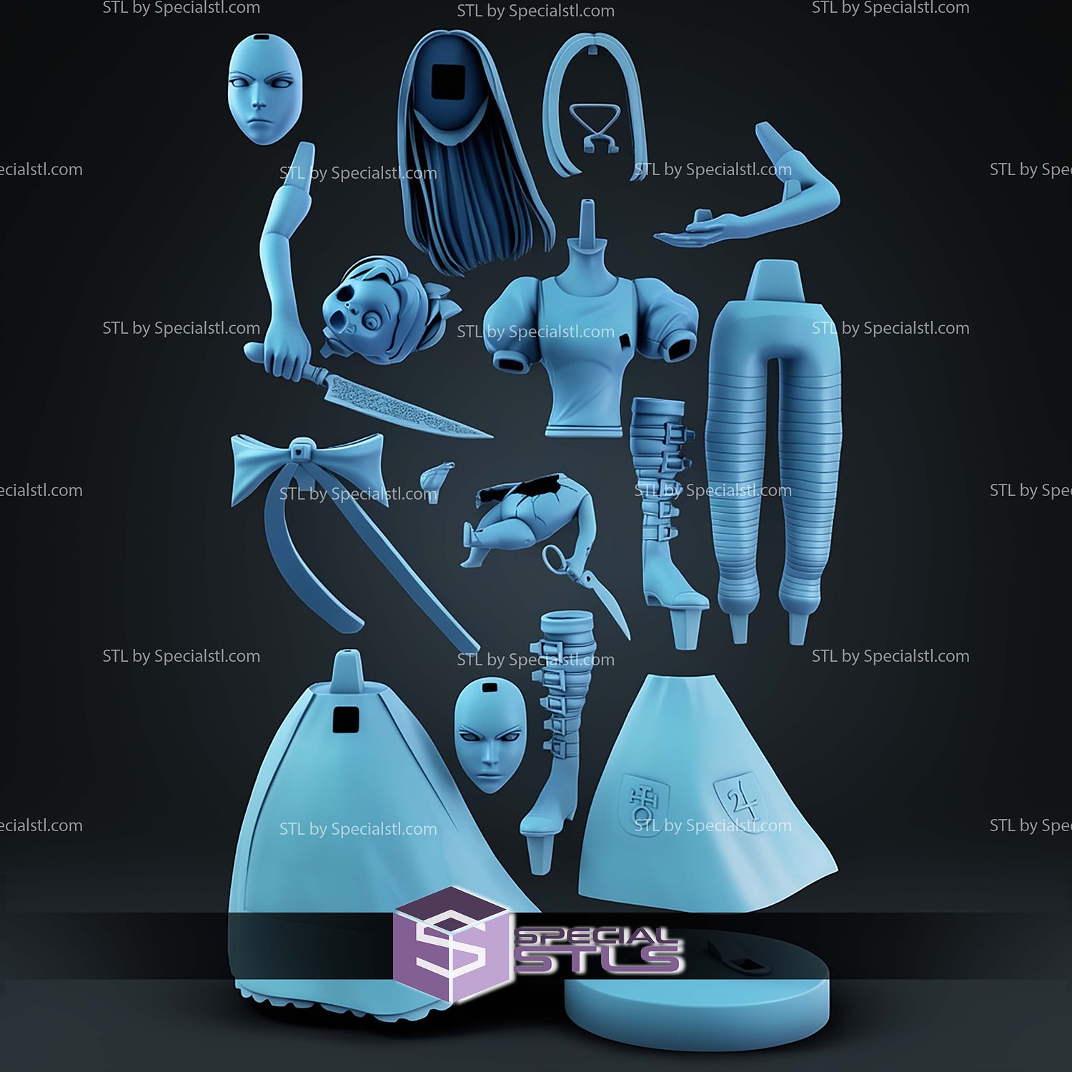 McGee Alice Madness Returns STL Files 3D Model — view 3