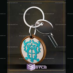 Richter Belmont Logo keychain 3D Printer Files STL Model