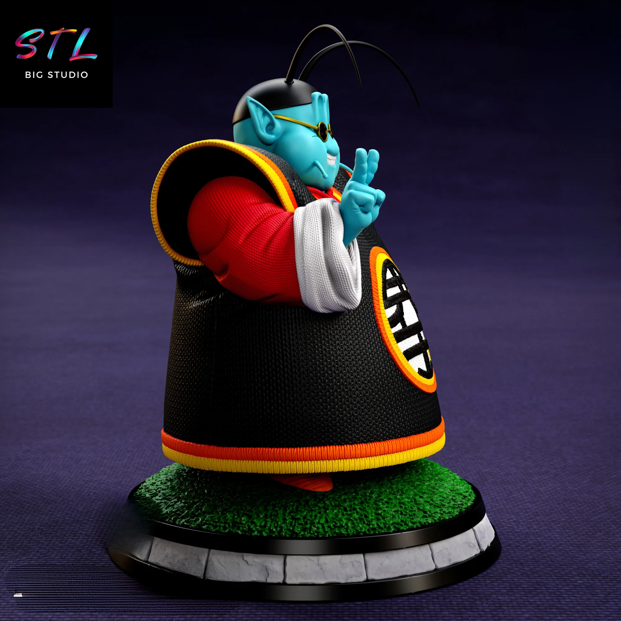 Kaio-Sama STL for 3D Printing | Dragon Ball Z Model — view 2