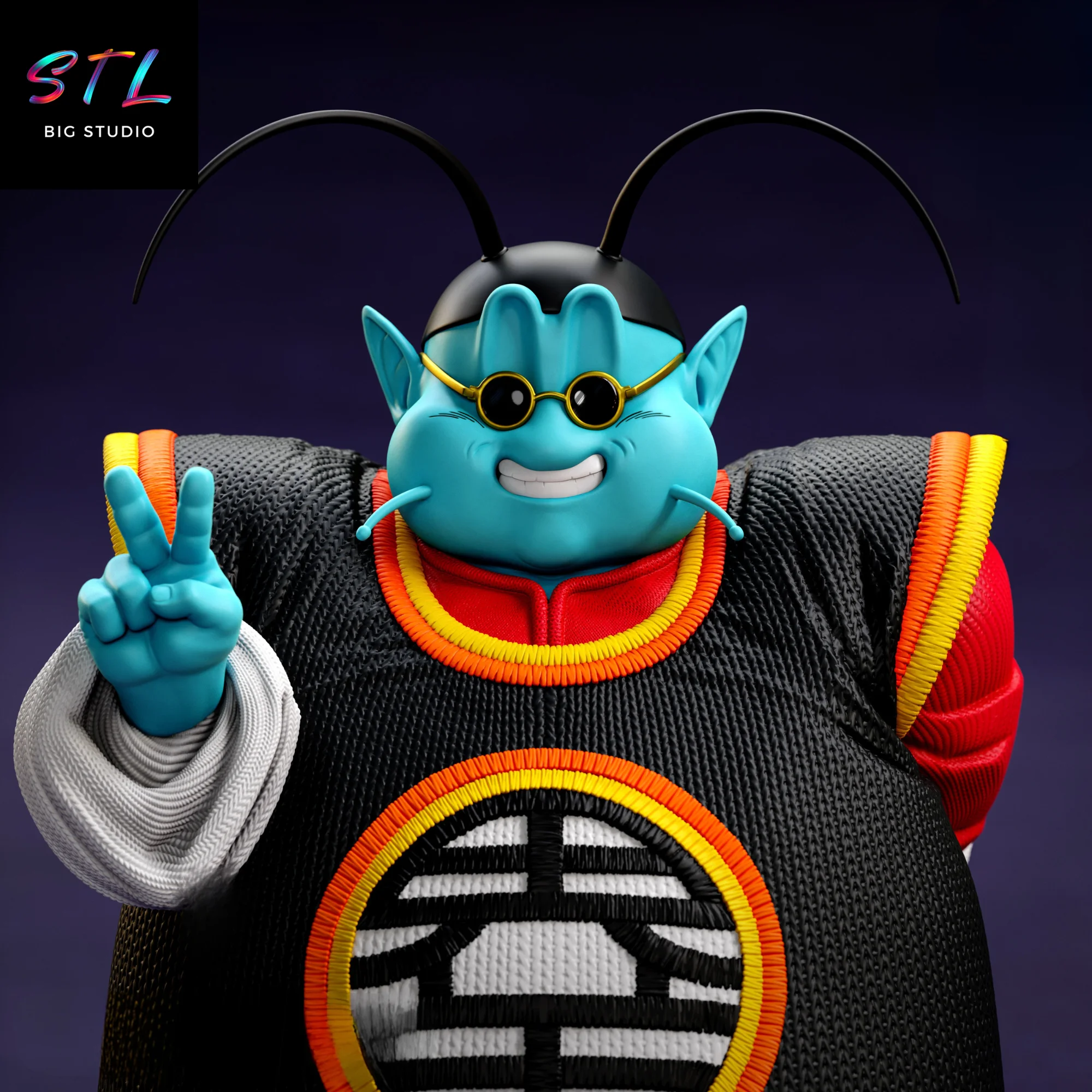 Kaio-Sama STL for 3D Printing | Dragon Ball Z Model — view 5