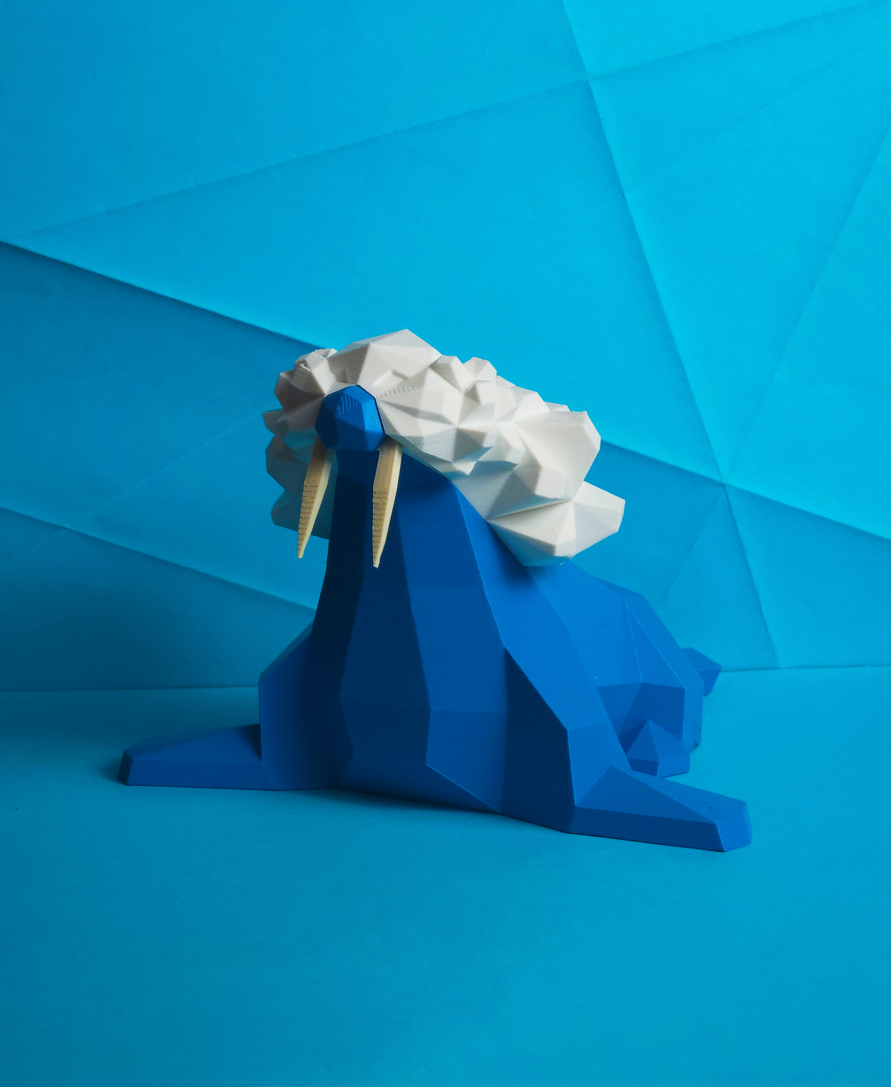 Walrein Low Poly Pokemon 3D STL Model — view 2