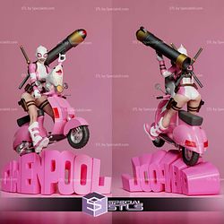 Gwenpool Motor 3D Print Files STL Model