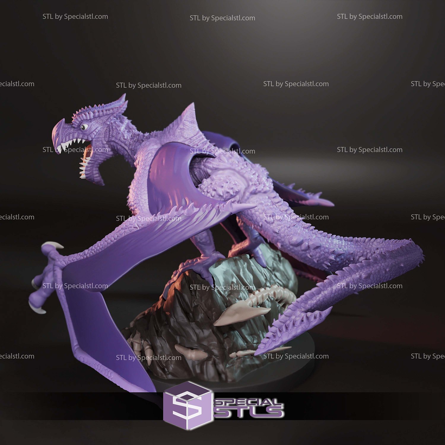Pokemon Pterodactyl Aerodactyl 3D Printer Files STL Model — view 4