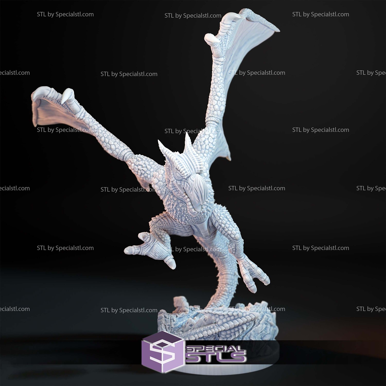 Pokemon Pterodactyl Aerodactyl 3D Printer Files STL Model — view 7
