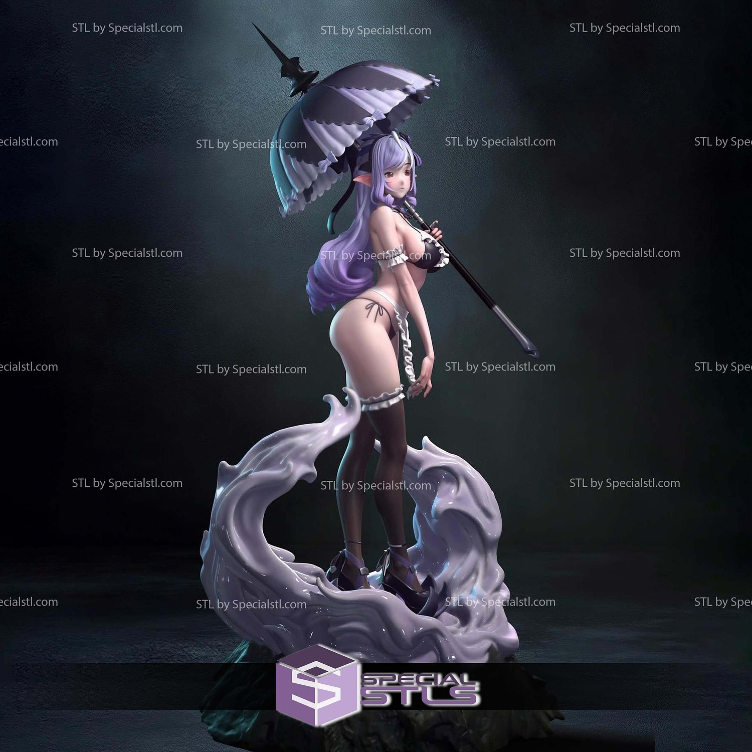 Vivian Beach Outfit Zenless Zone Zero STL Files 3D Model — view 6