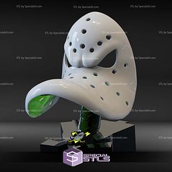 Basic STL Mighty Ducks Mask with Stand 3D Model