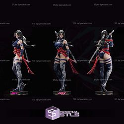 Psylocke Marvel Rivals Sculptures 3D Printing STL Model