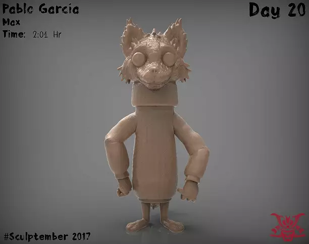 Max The Wolf 3D ZTL Model