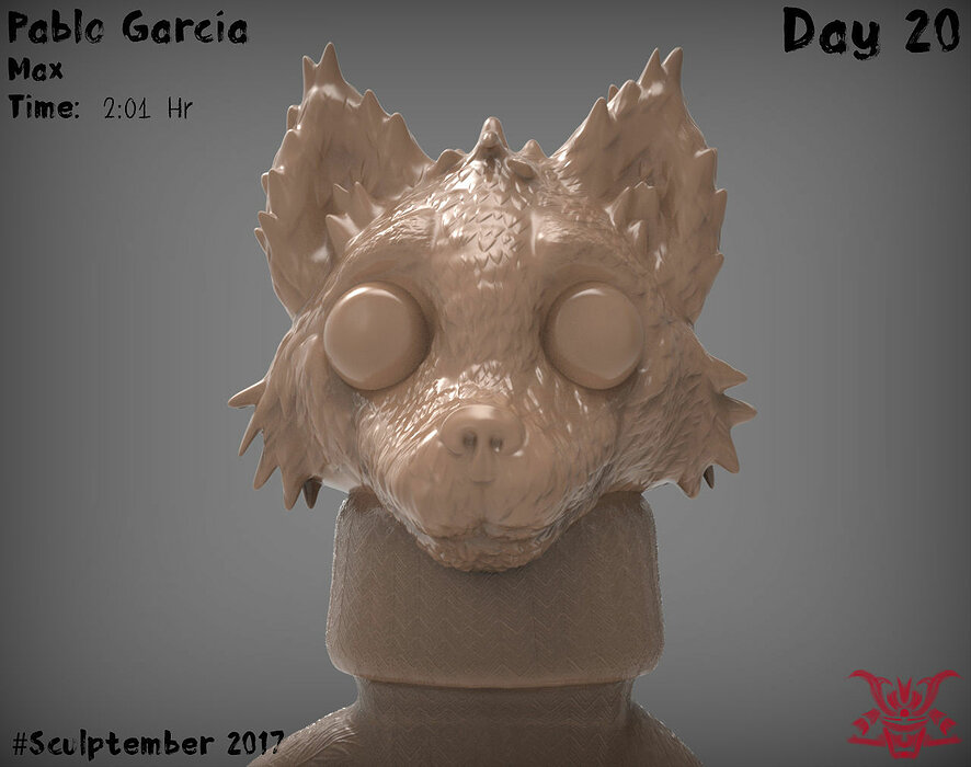 Max The Wolf 3D ZTL Model — view 2