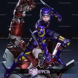 Alita Armor Battle STL Files 3D Model