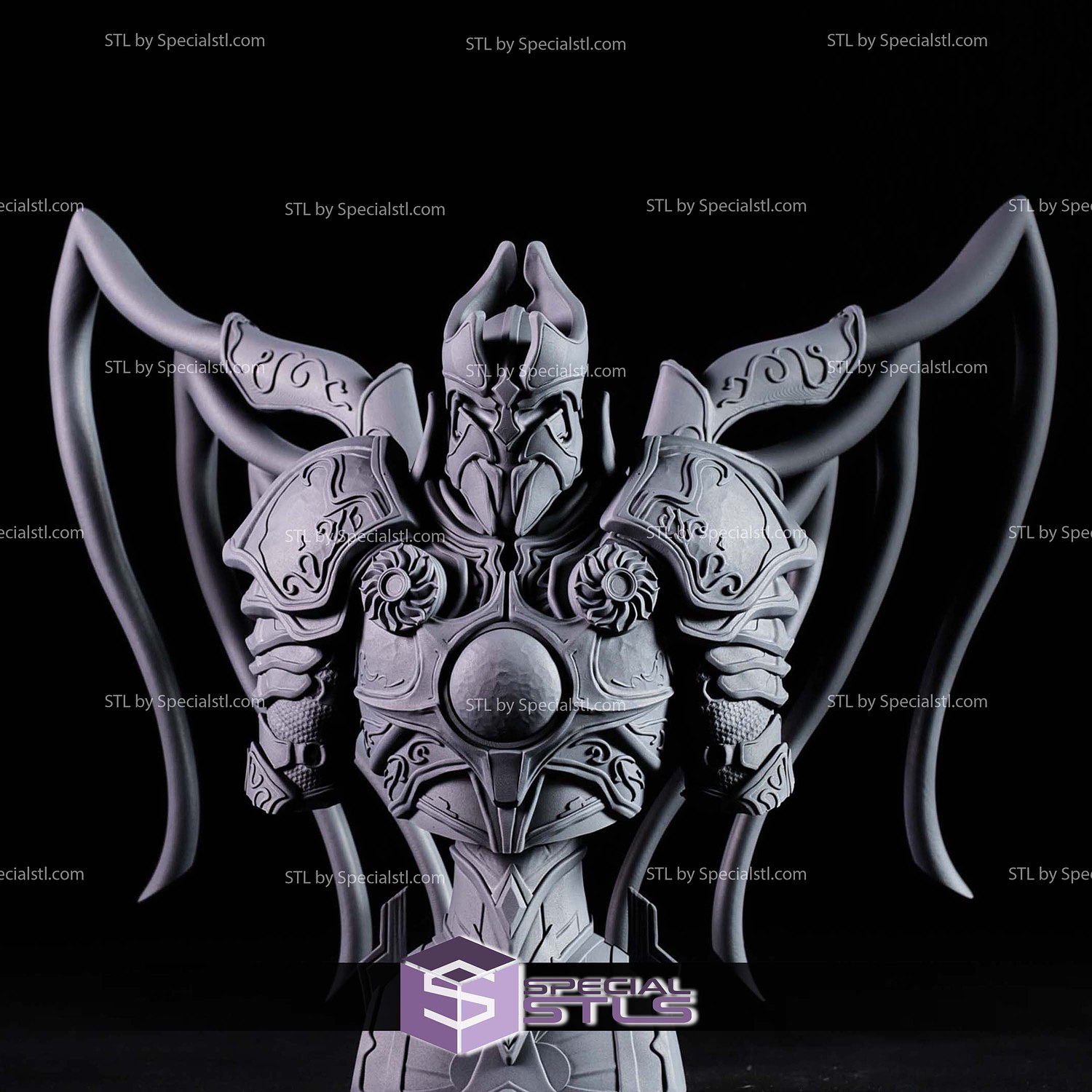 Simple STL Collection - Imperius Diablo Bust 3D Model — view 2