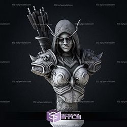 Simple STL Collection - Sylvanas Bust 3D Model