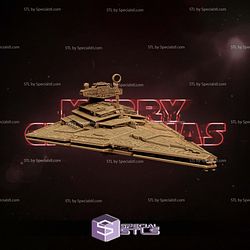 Imperial Destroyer Ornaments Decoration STL Files 3D Model