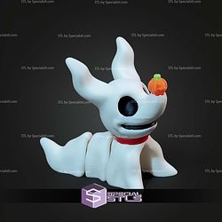 Super Basic STL Little Zero the Ghost Dog 3D Model
