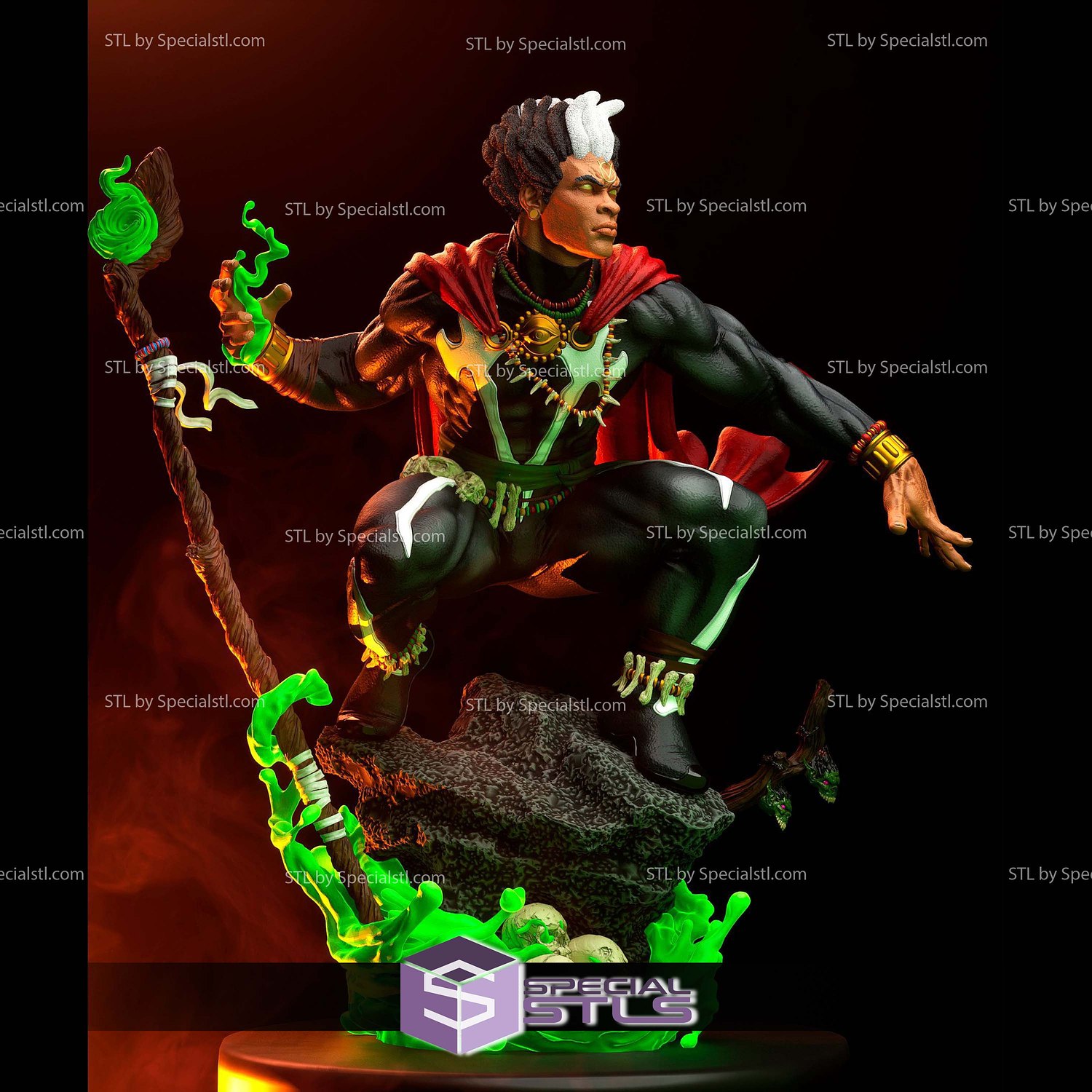 Brother Voodoo Jericho Drumm 3D Printer Files STL Model — view 2