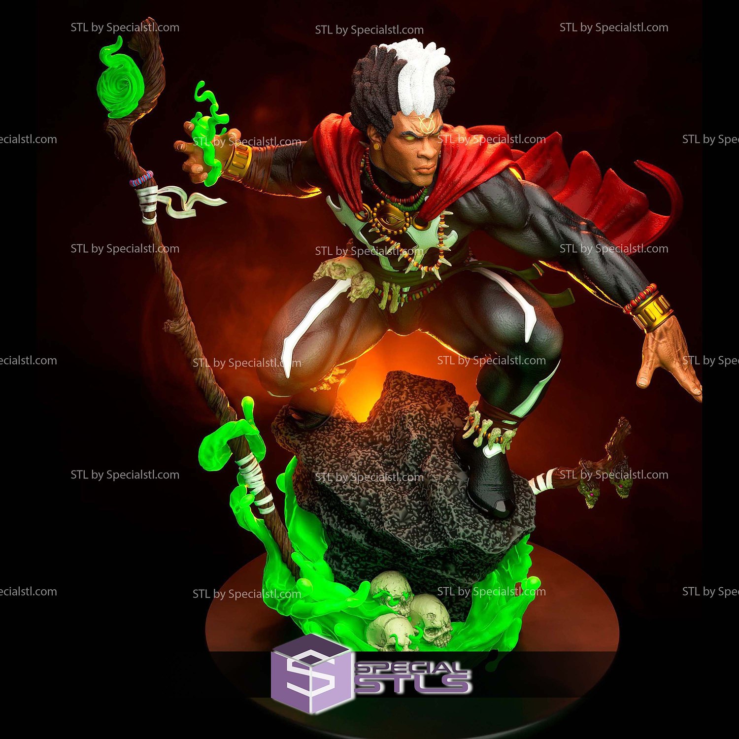 Brother Voodoo Jericho Drumm 3D Printer Files STL Model — view 4