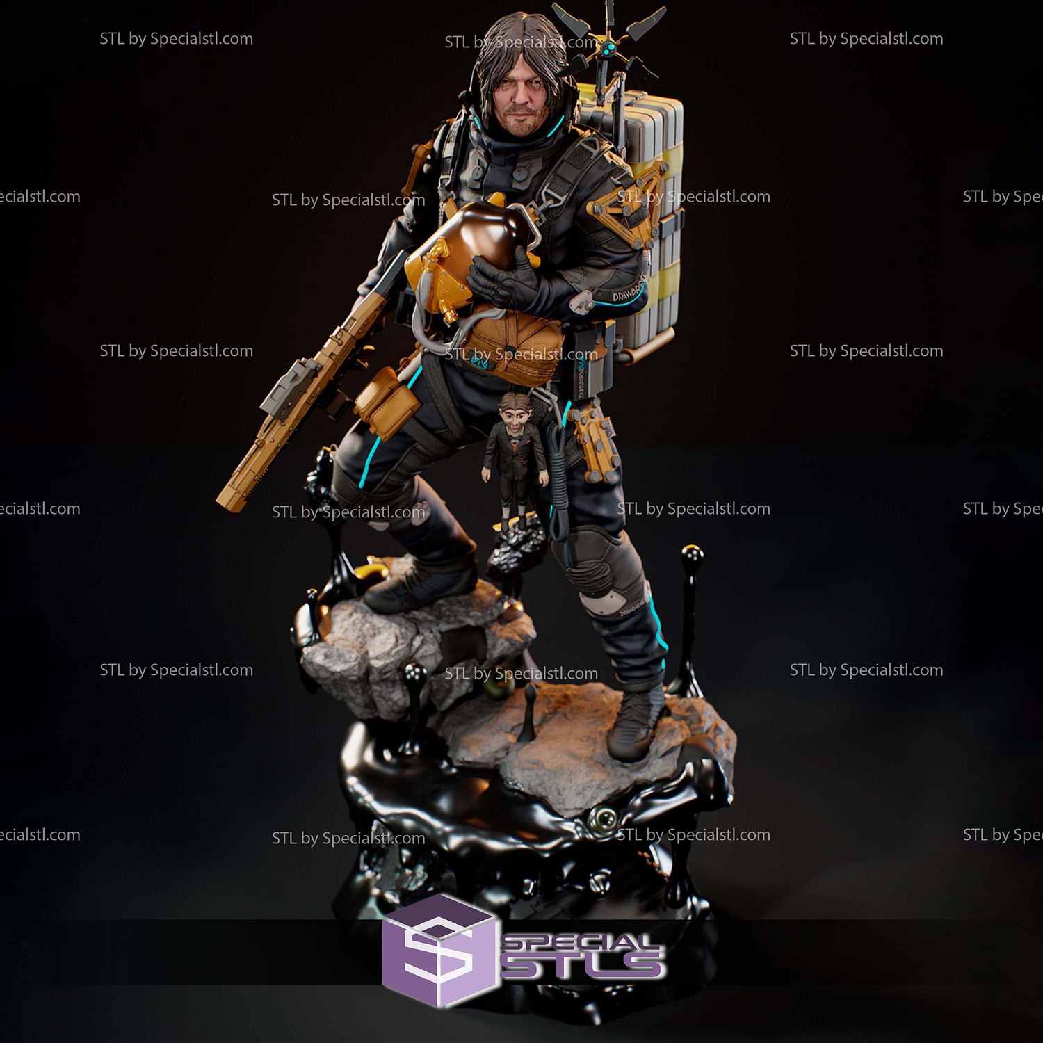 Sam Porter Death Stranding Oil 3D Printer Files STL Model — view 2