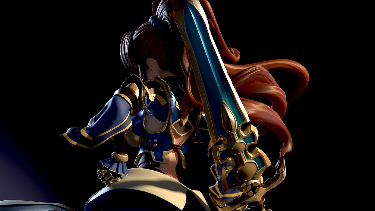 Beatrix - Granblue Fantasy Versus Rising 3D STL Model — view 6