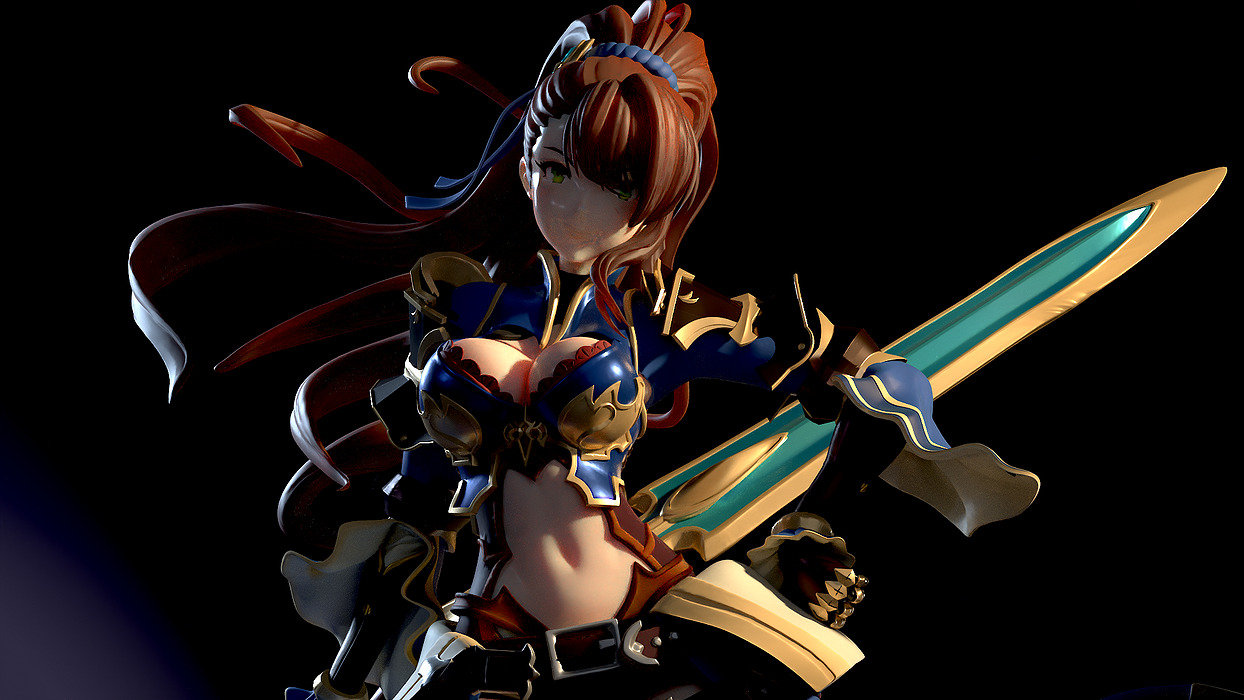Beatrix - Granblue Fantasy Versus Rising 3D STL Model — view 8