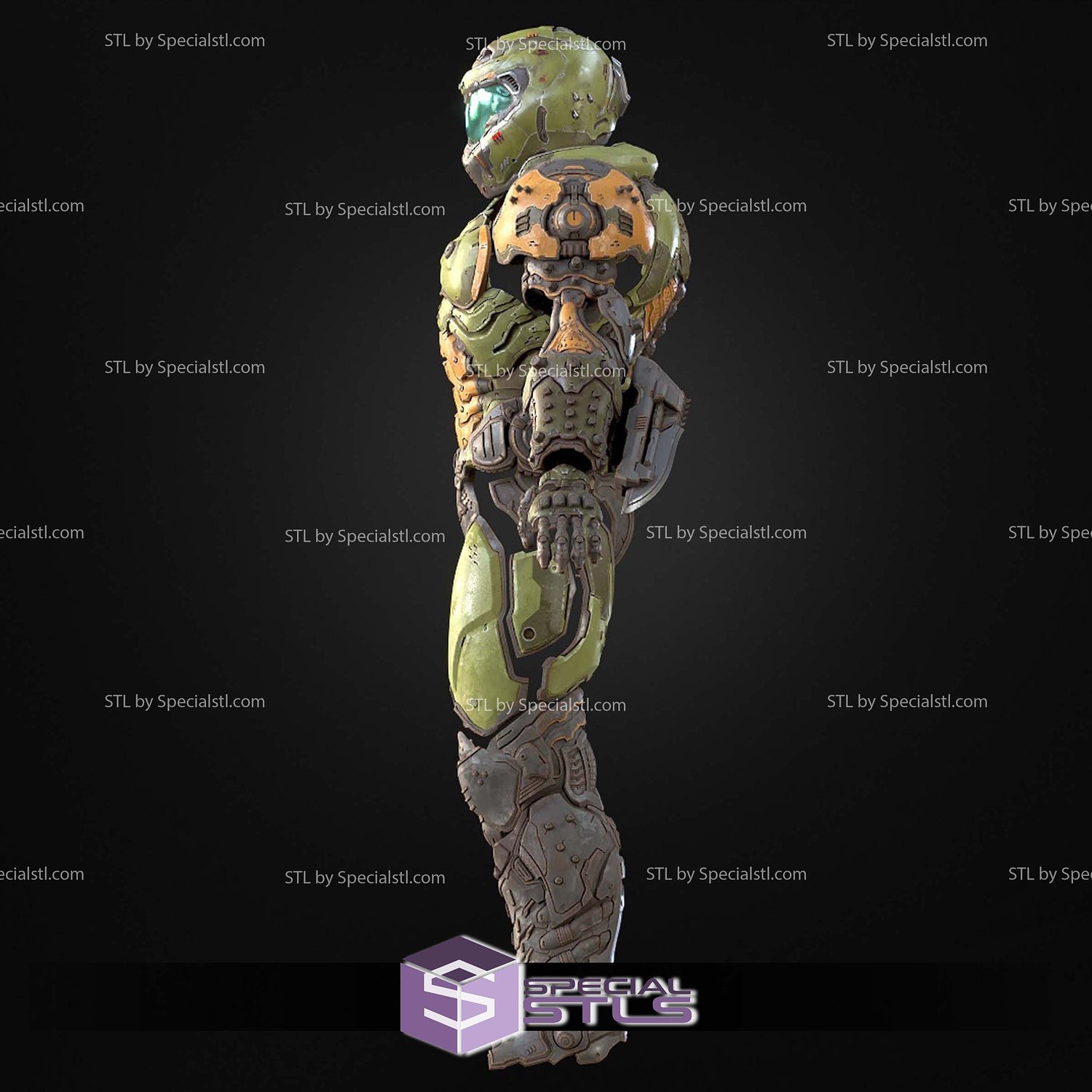 Cosplay STL Files Doom Eternal Slayer Armor 3D Model — view 2