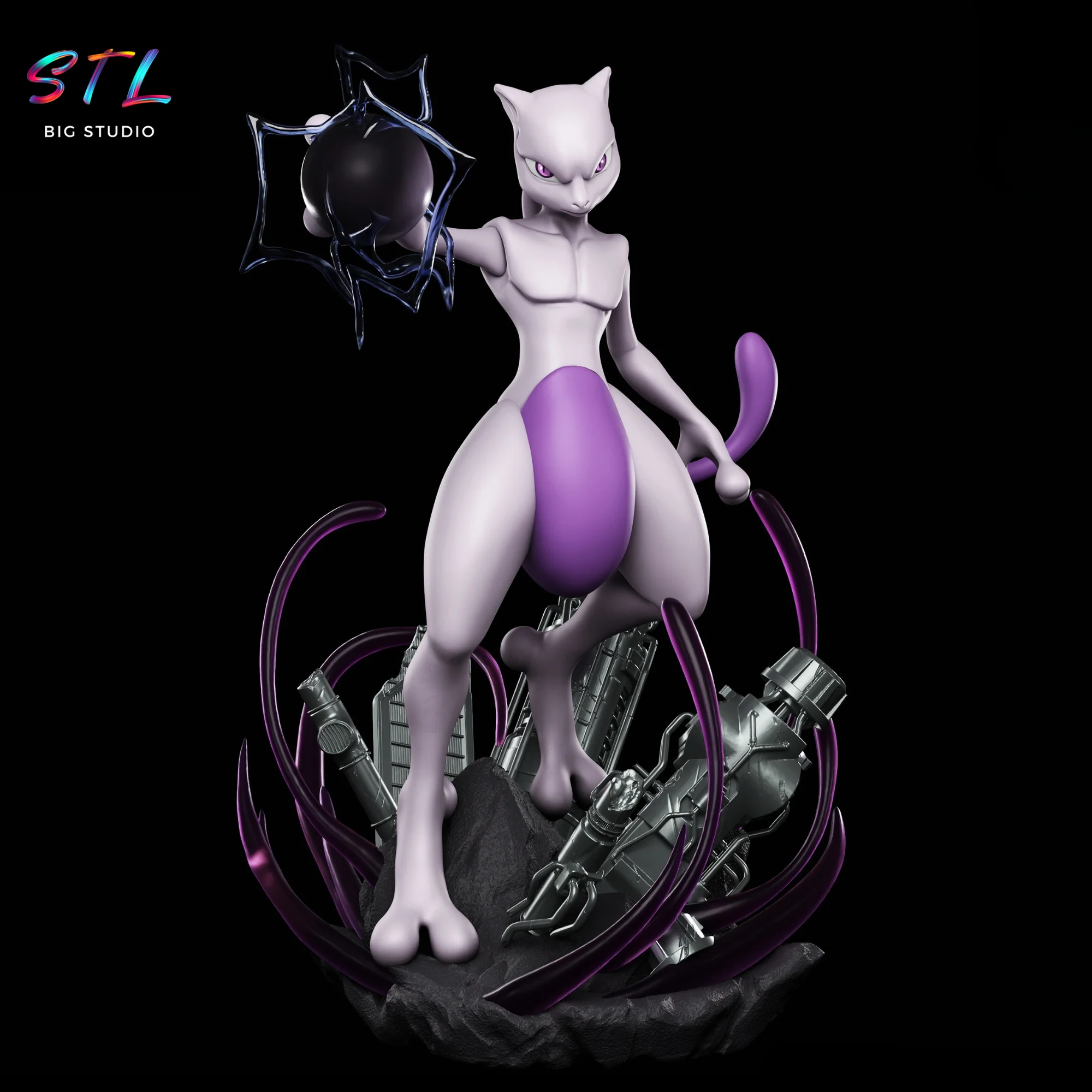 Mewtwo STL | Pokémon | 3D Printable Model Model