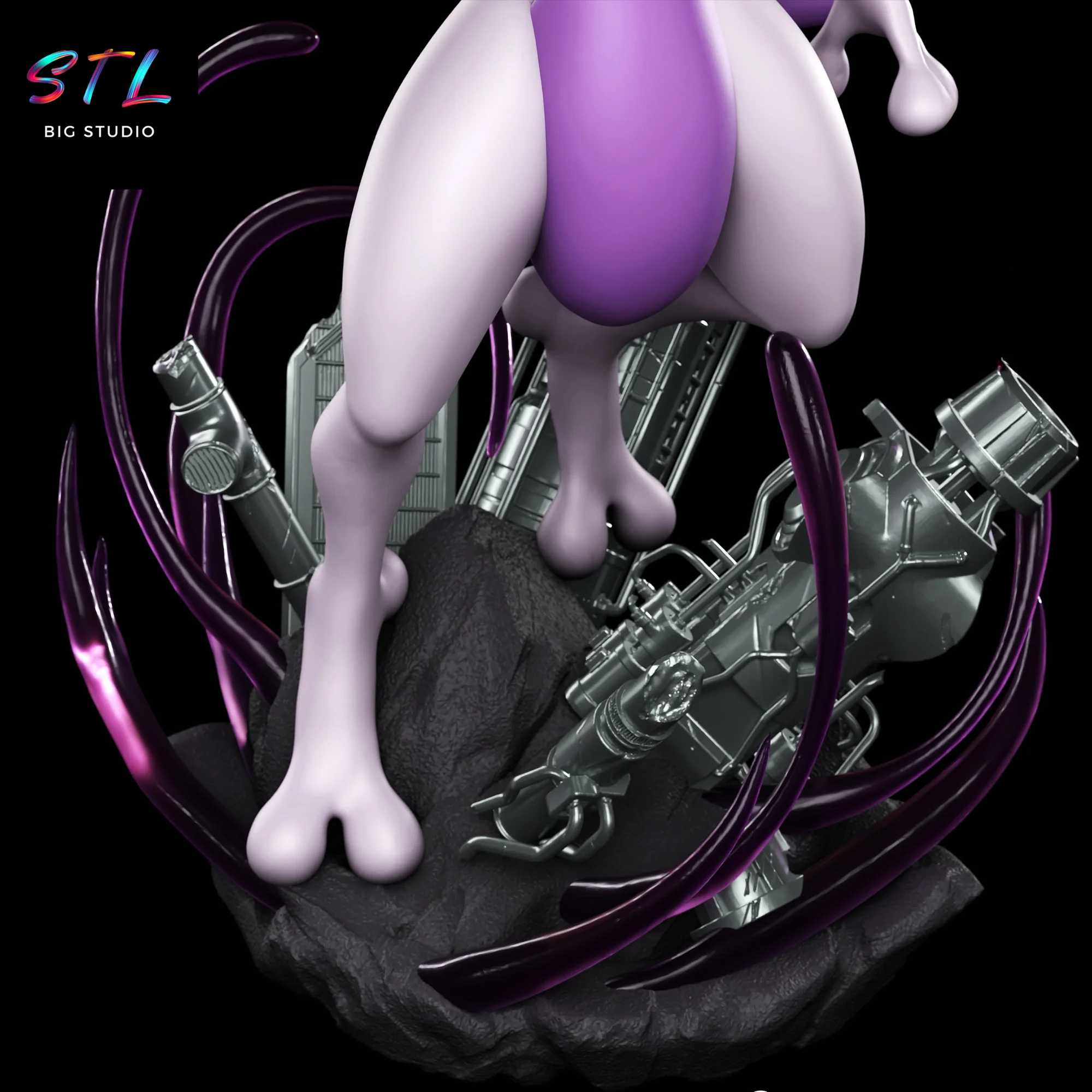 Mewtwo STL | Pokémon | 3D Printable Model Model — view 5