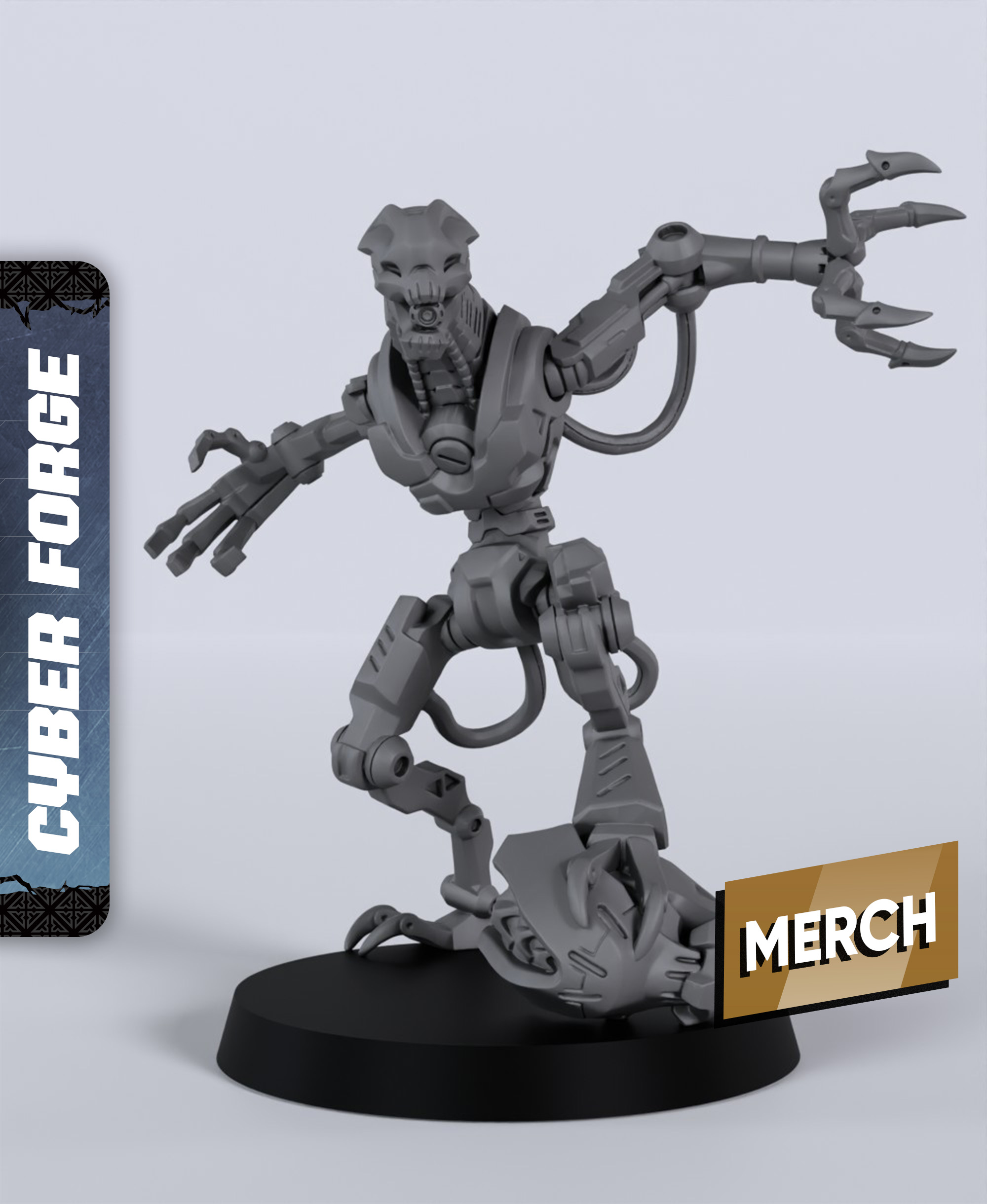 Heartpiercer - With Free Cyberpunk  - Sci-Fi Gift Ideas for RPG and Wargamers 3D STL Model