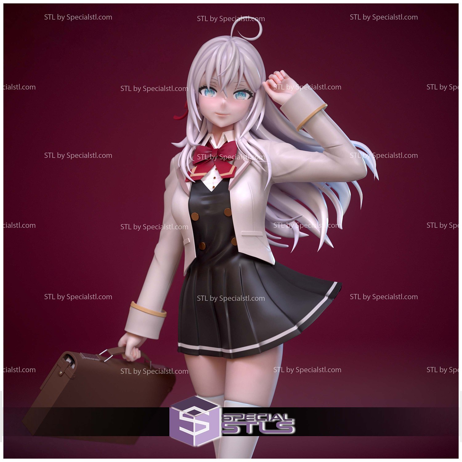 Alisa Alya Kujou Roshidere STL Files 3D Model — view 2