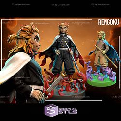 Flame Hashira Rengoku 3D Printer Files STL Model