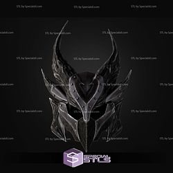 Cosplay STL Files Daedric Helmet 3D Model