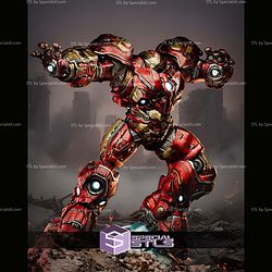 Hulkbuster Battle Pose STL Files 3D Model