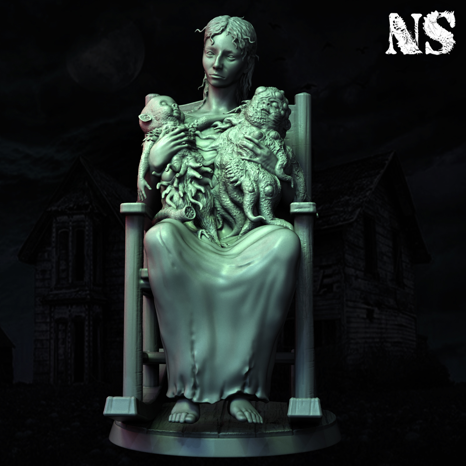 Lavinia Whateley 3D STL Model — view 3