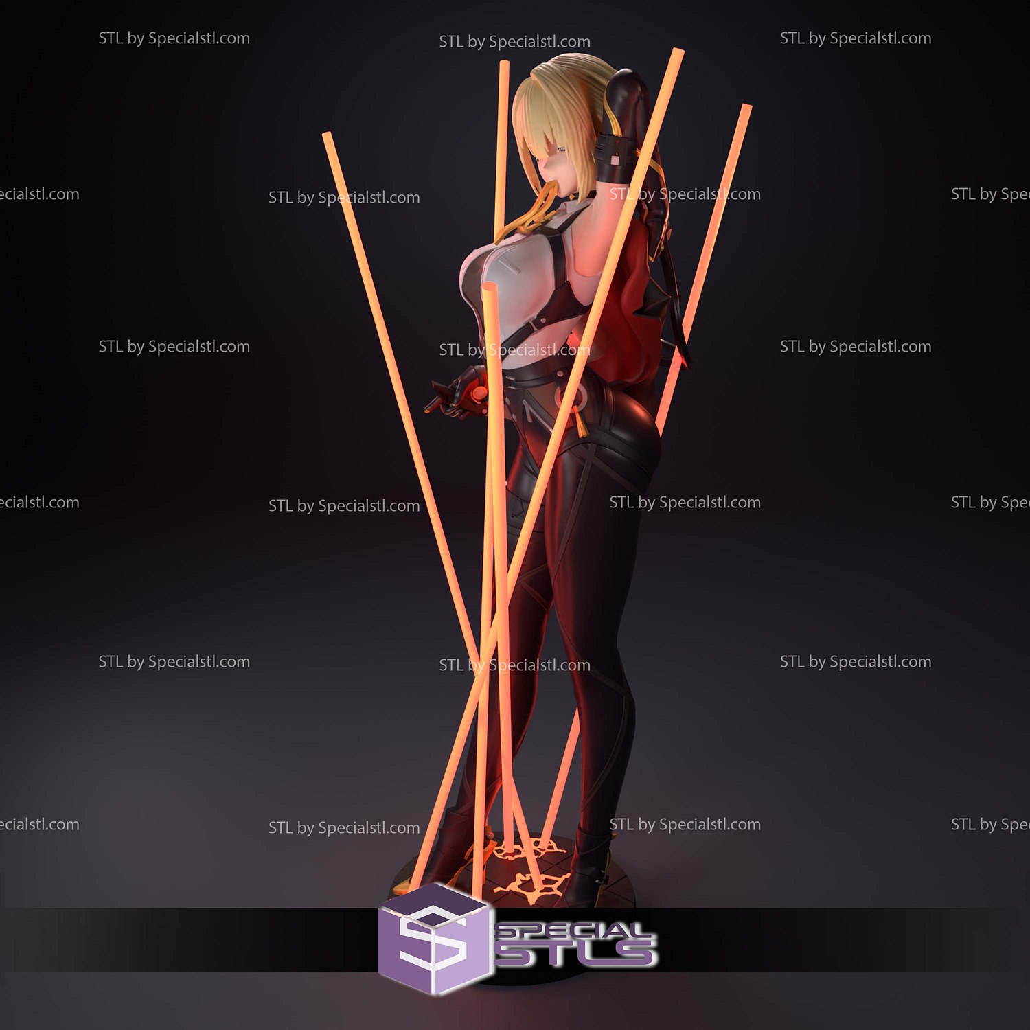 Evelyn Chevalier Zenless Zone Zero 3D Printer Files STL Model — view 2