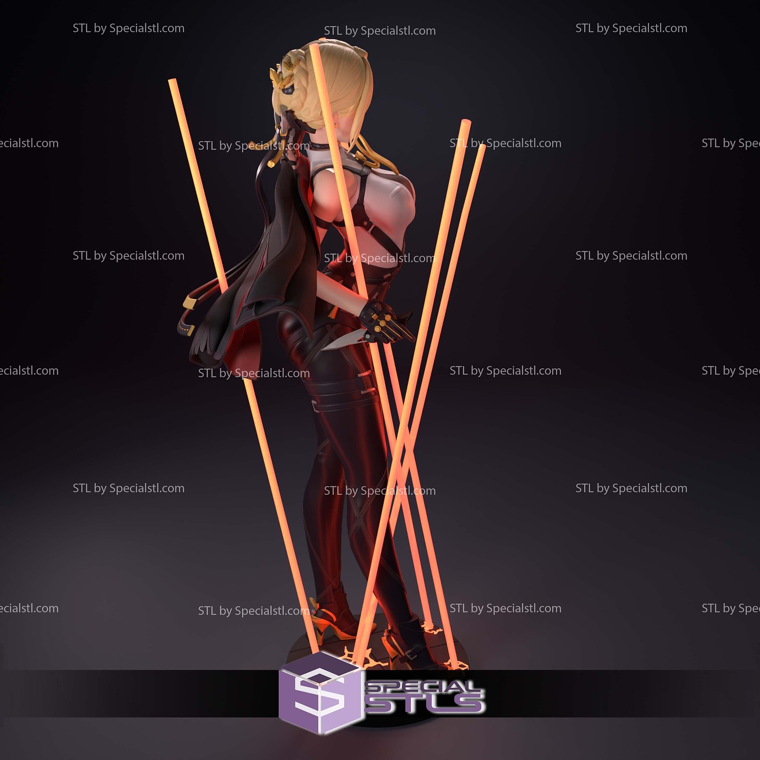 Evelyn Chevalier Zenless Zone Zero 3D Printer Files STL Model — view 4